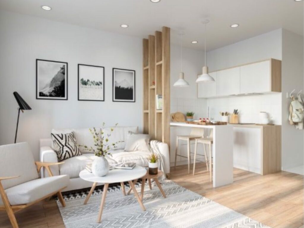 Appartement rénové olivettes T2 de 30m2